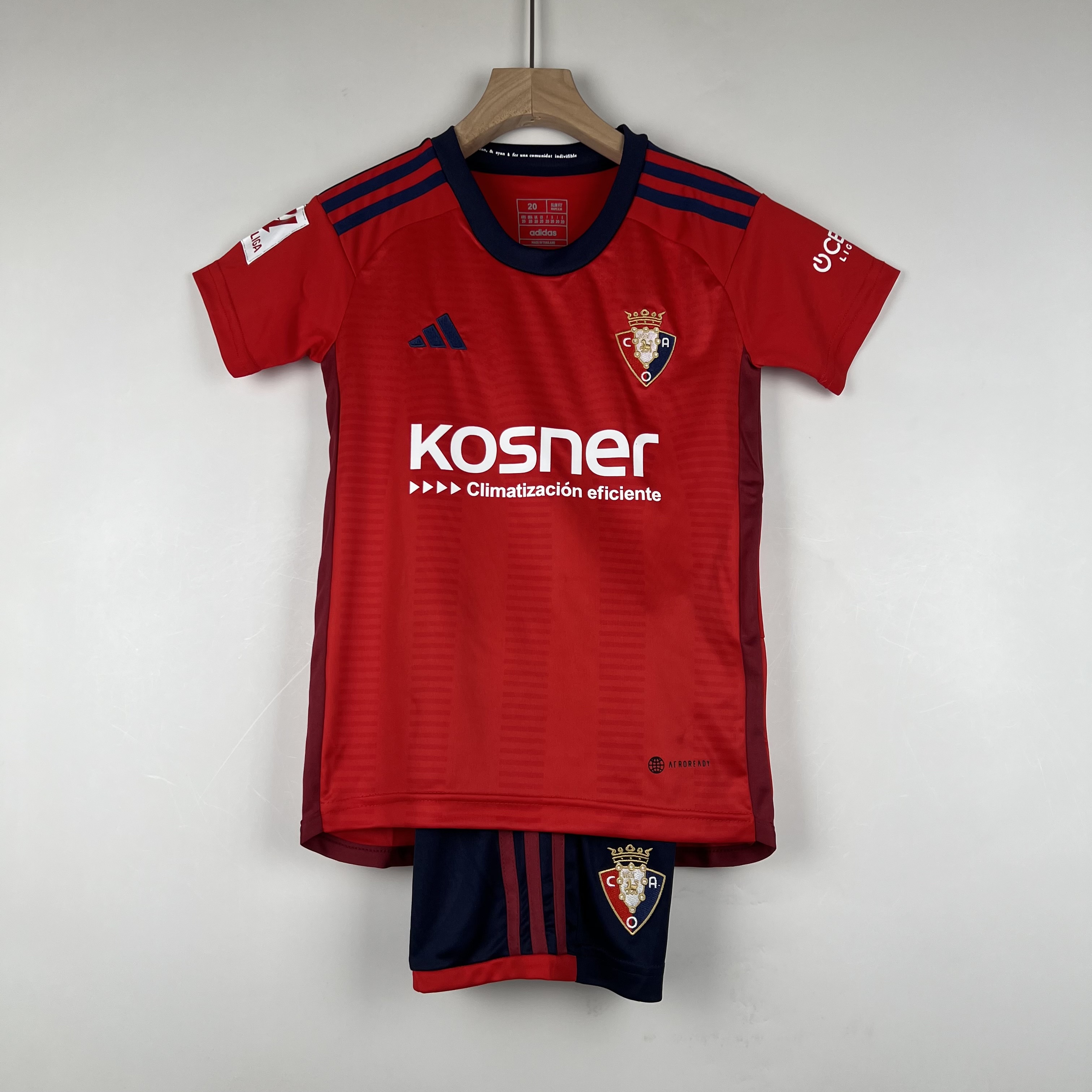 Osasuna 23-24 Home Stadium Kids Kit